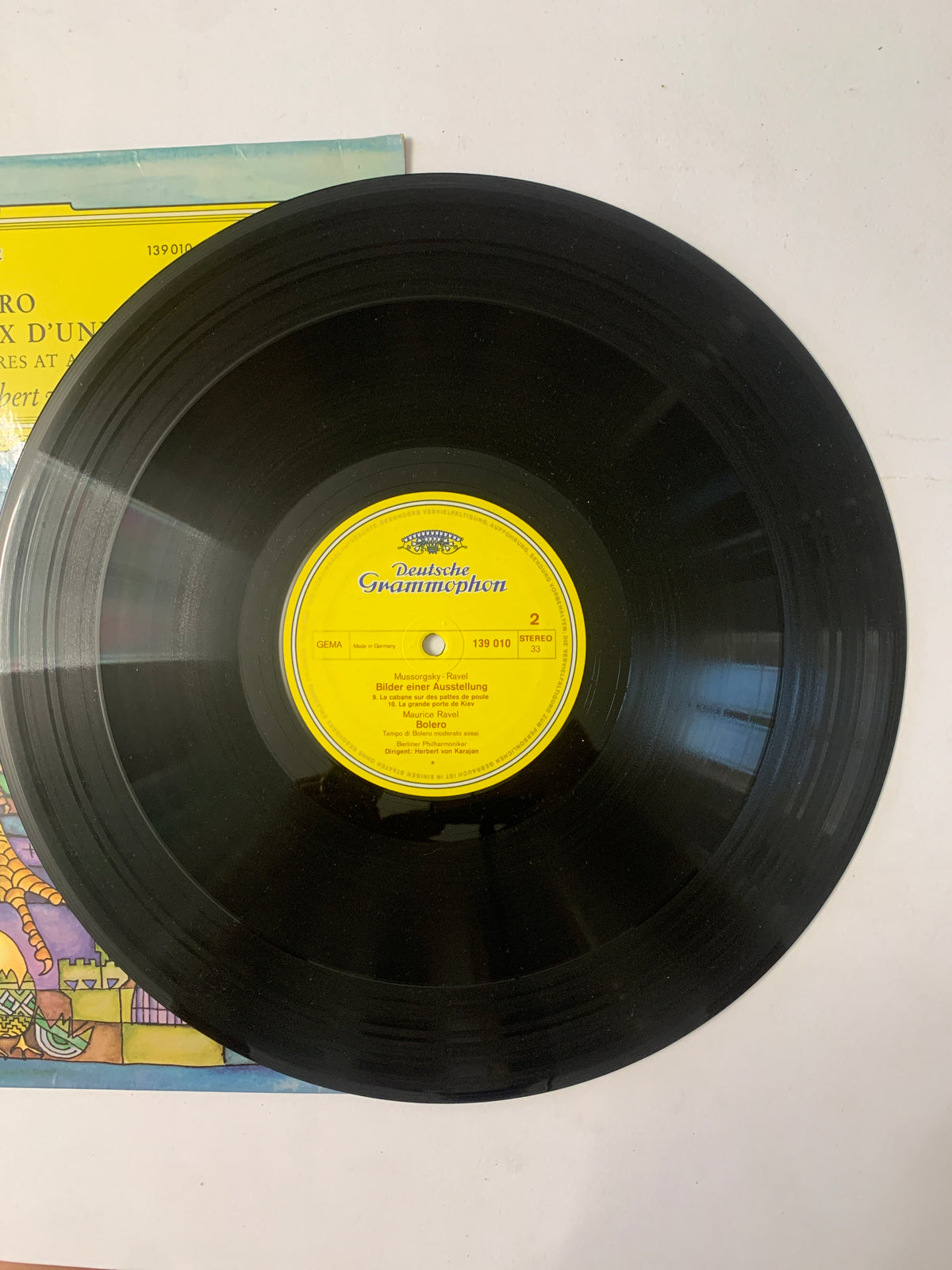 Vinile LP - Ravel: Bolero / Mussorgsky: Quadri di un'esposizione - Karajan, Berliner Philharmoniker - Deutsche Grammophon 139010