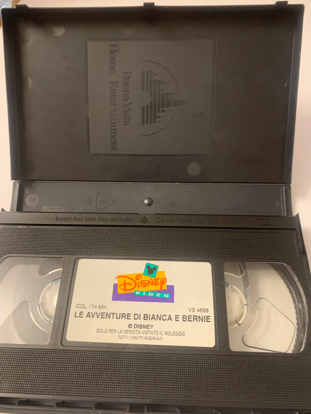 Lotto 2 VHS Walt Disney - Oliver & Company e Le Avventure di Bianca e Bernie