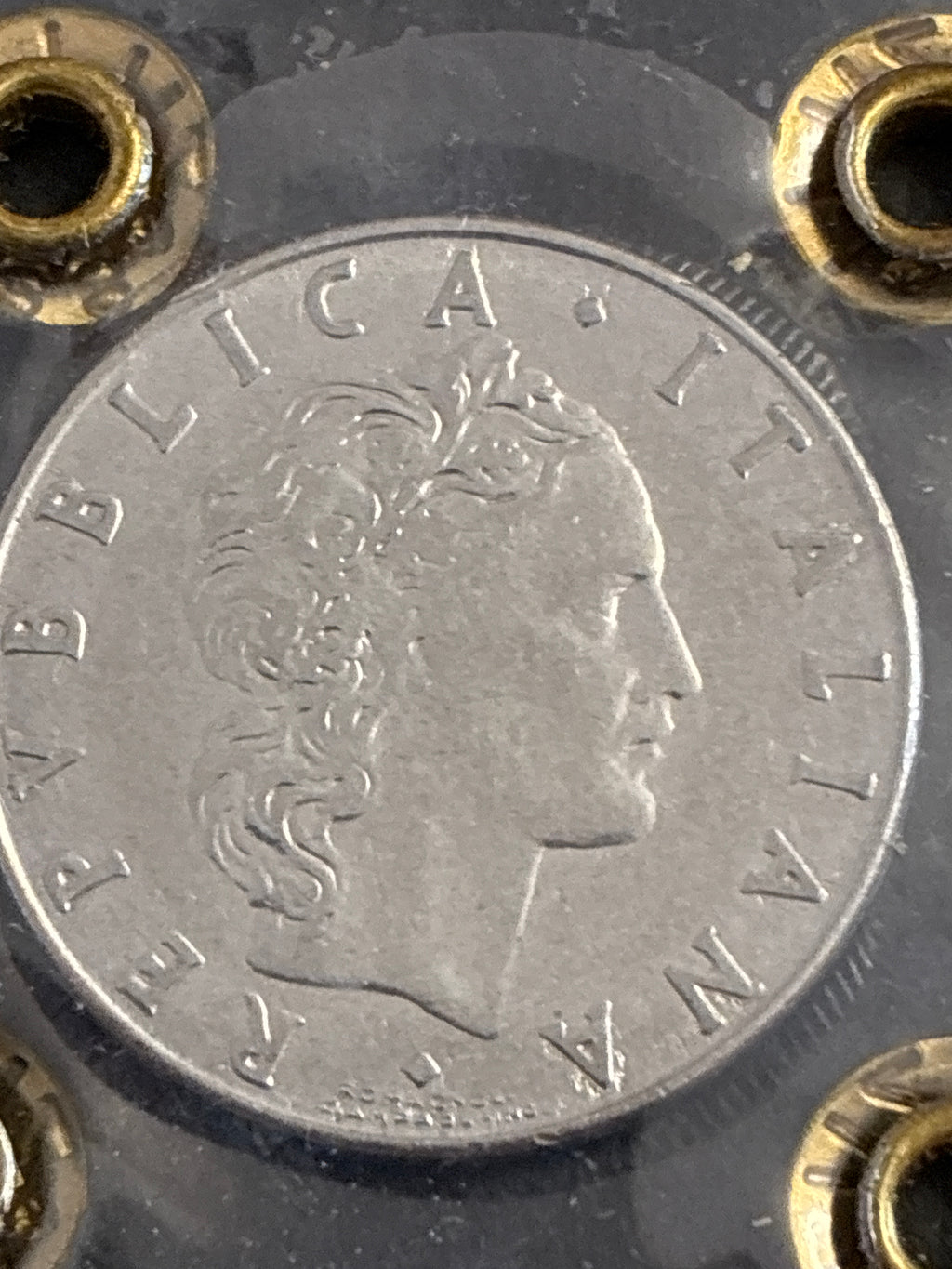 50 Lire 1978 "Vulcano" Errore Manca Orecchio e Manca Una Natica in Perizia BB