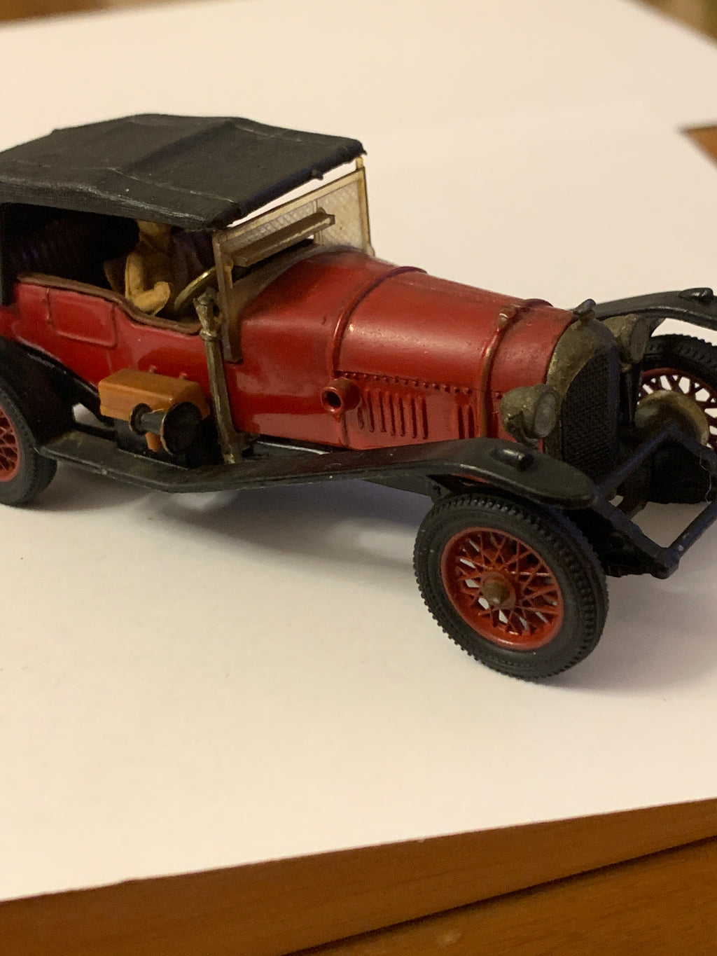 Modellino Corgi Classics 1927 Bentley 3 Litre Le Mans (Rosso/Nero)