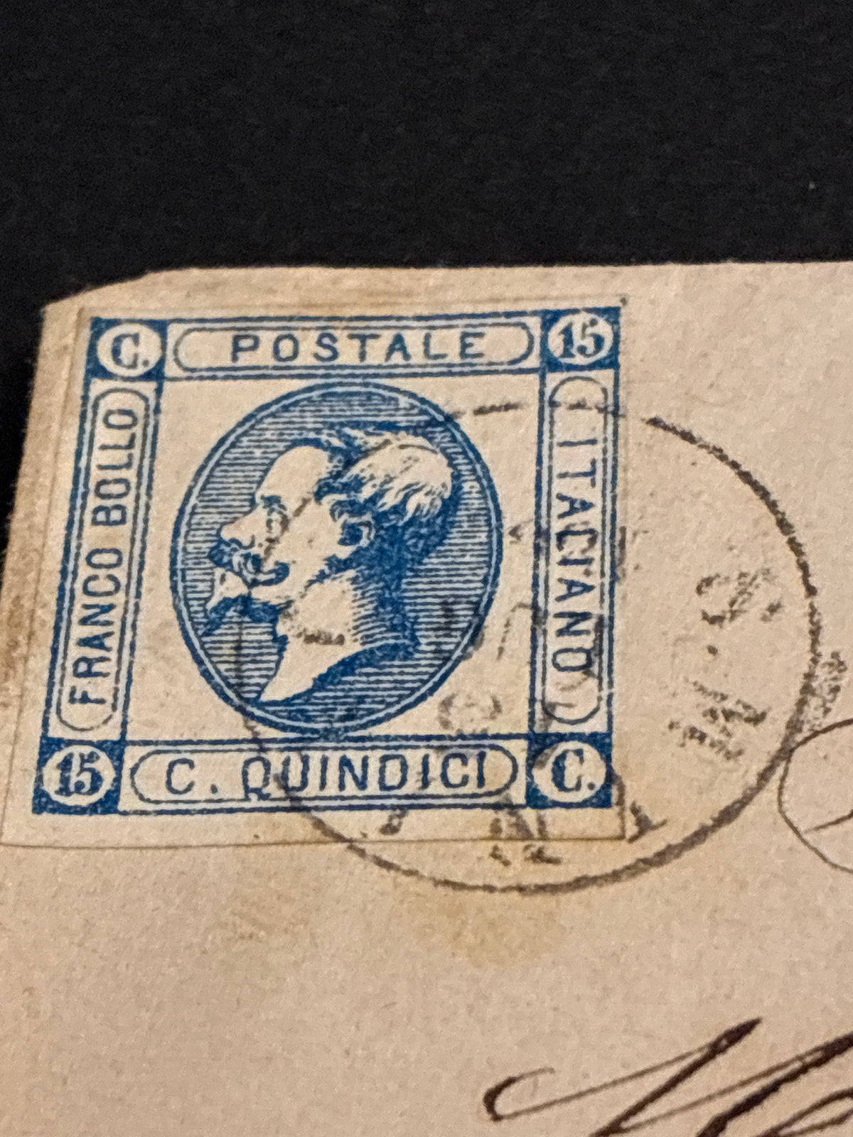 Busta 15/07/1864 Regno d'Italia 15 C. Litografico Matraire da S. Miniato a Firenze con Timbro Ambulante e Lineare Batini