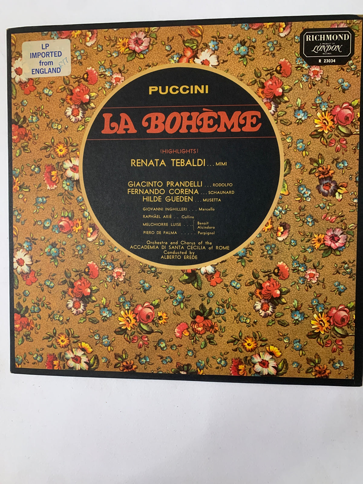 Puccini: La Bohème (Highlights) - Richmond R 23034