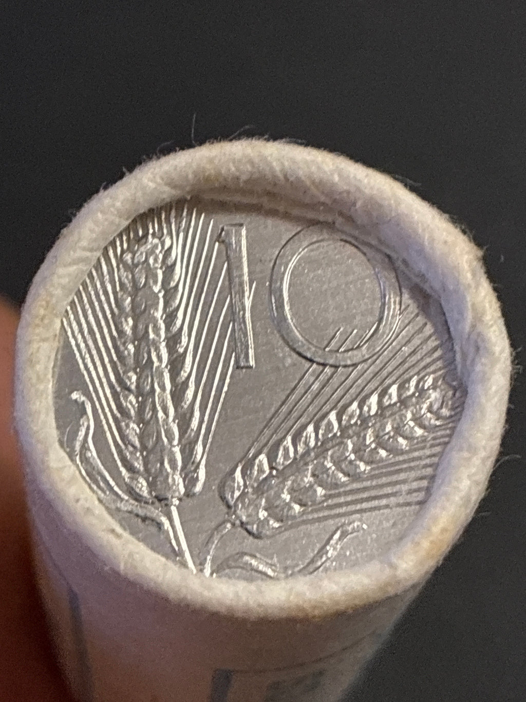 10 lire 1990: Rotolino originale della Zecca da 50 pezzi