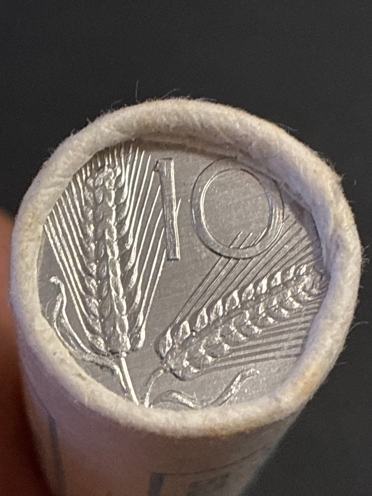 10 lire 1990: Rotolino originale della Zecca da 50 pezzi