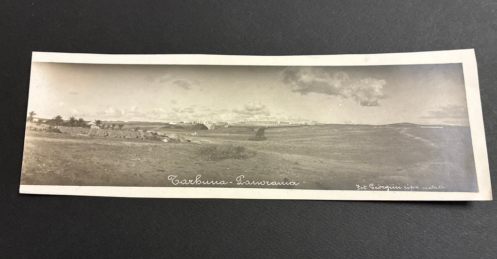 Foto Epoca Libia Tarhuna Panorama Del Territorio Studio Giorgini Timbro Fototeca Museo Africa Italiana