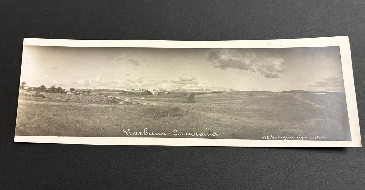 Foto Epoca Libia Tarhuna Panorama Del Territorio Studio Giorgini Timbro Fototeca Museo Africa Italiana