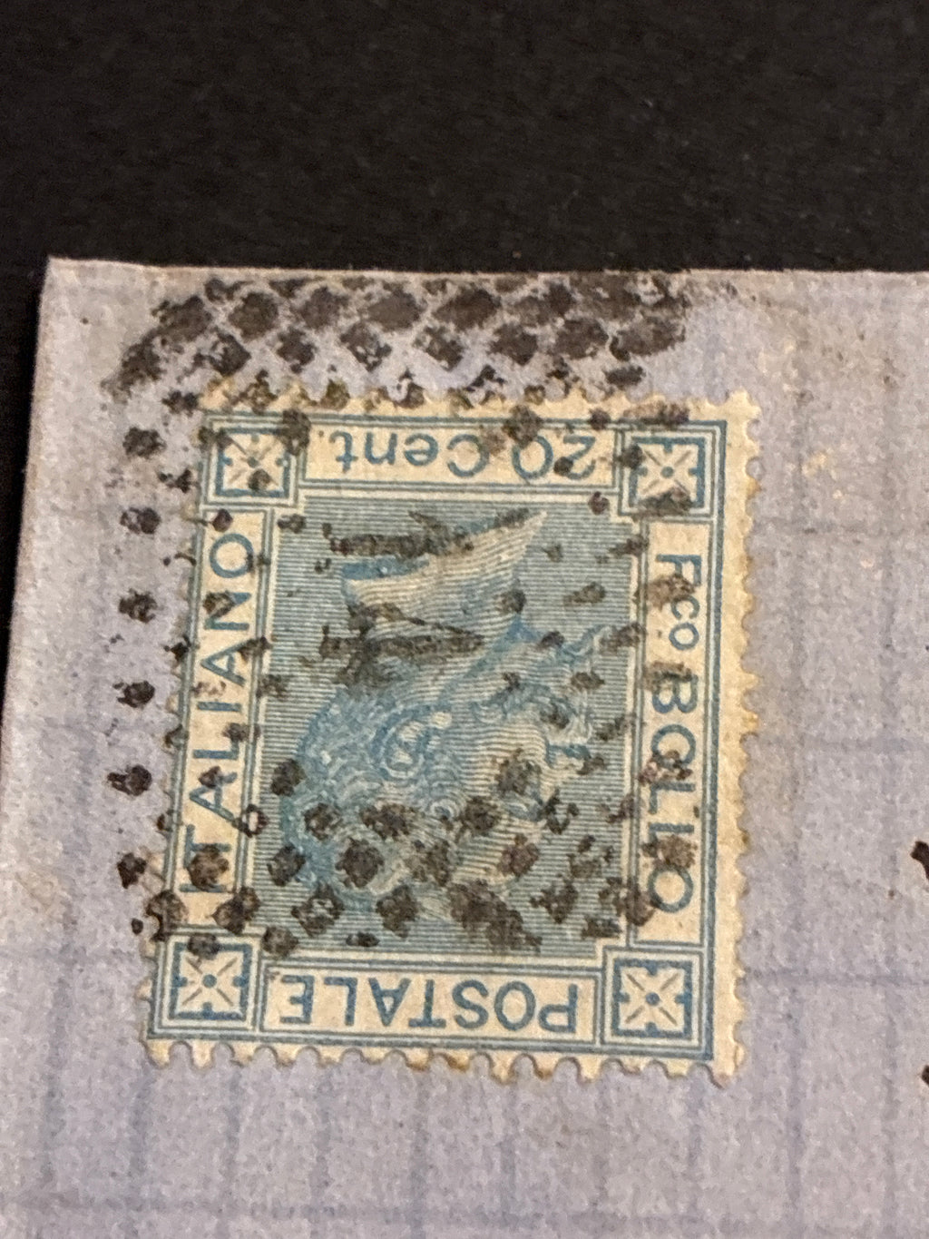 Busta Storia Postale 1868 Collezione Curzio Batini Regno D'Italia Vittorio Emanuele II Francobollo 20 Centesimi Azzurro Timbro Livorno Centrale Arrivo Follonica Per Telleschi Da Collezione