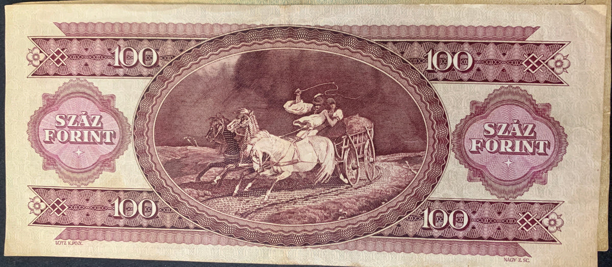 Lotto 3 Banconote Ungheria Vintage - 100 Forint (1984 e 1992) e 50 Forint (1983)