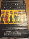 Manifesto Originale 1989 Mostra Icone Russe In Vaticano Poster Vintage