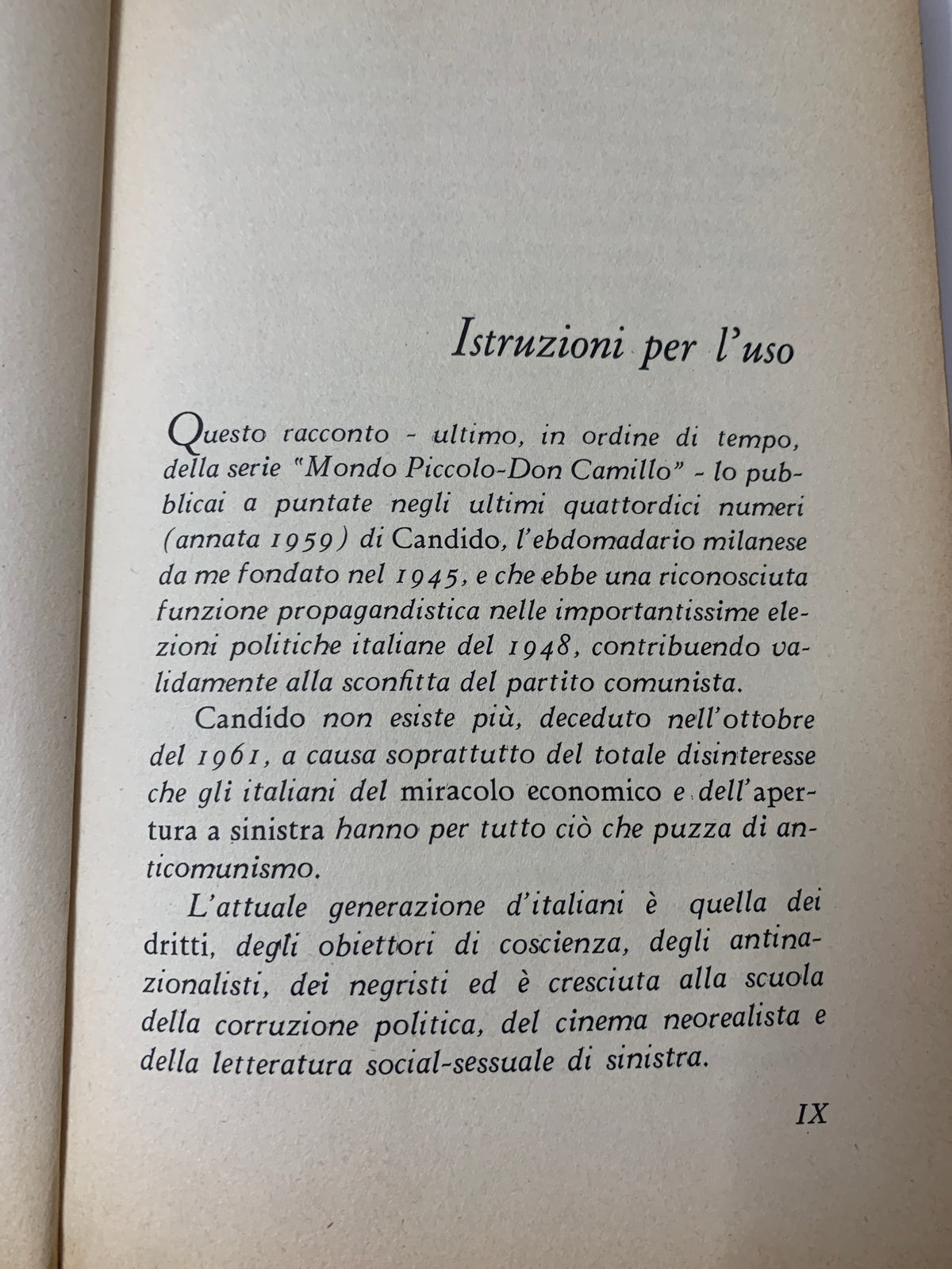Libro "Mondo Piccolo - Il compagno Don Camillo" - Giovannino Guareschi (Rizzoli, 1971)