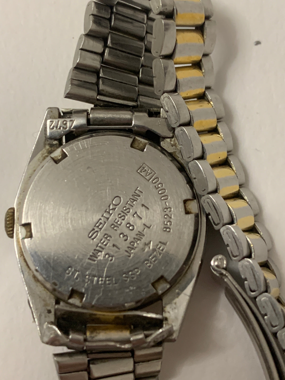 Orologio Vintage Seiko Quartz SQ Bicolore Giorno e Data