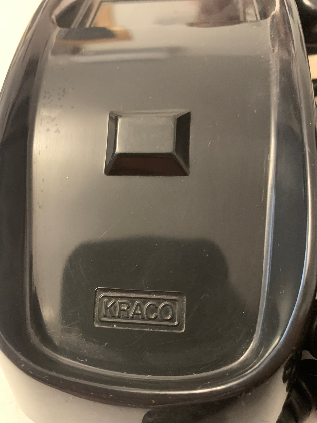Telefono Vintage a Tasti Kraco KP 3005B Nero Stile Trimline Anni '80