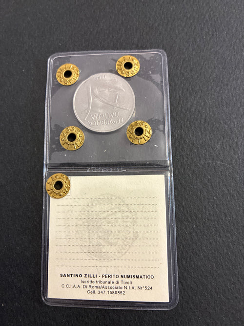 10 Lire 1989 Spighe FDC Errore di Conio Tondello Pizzicato Periziata
