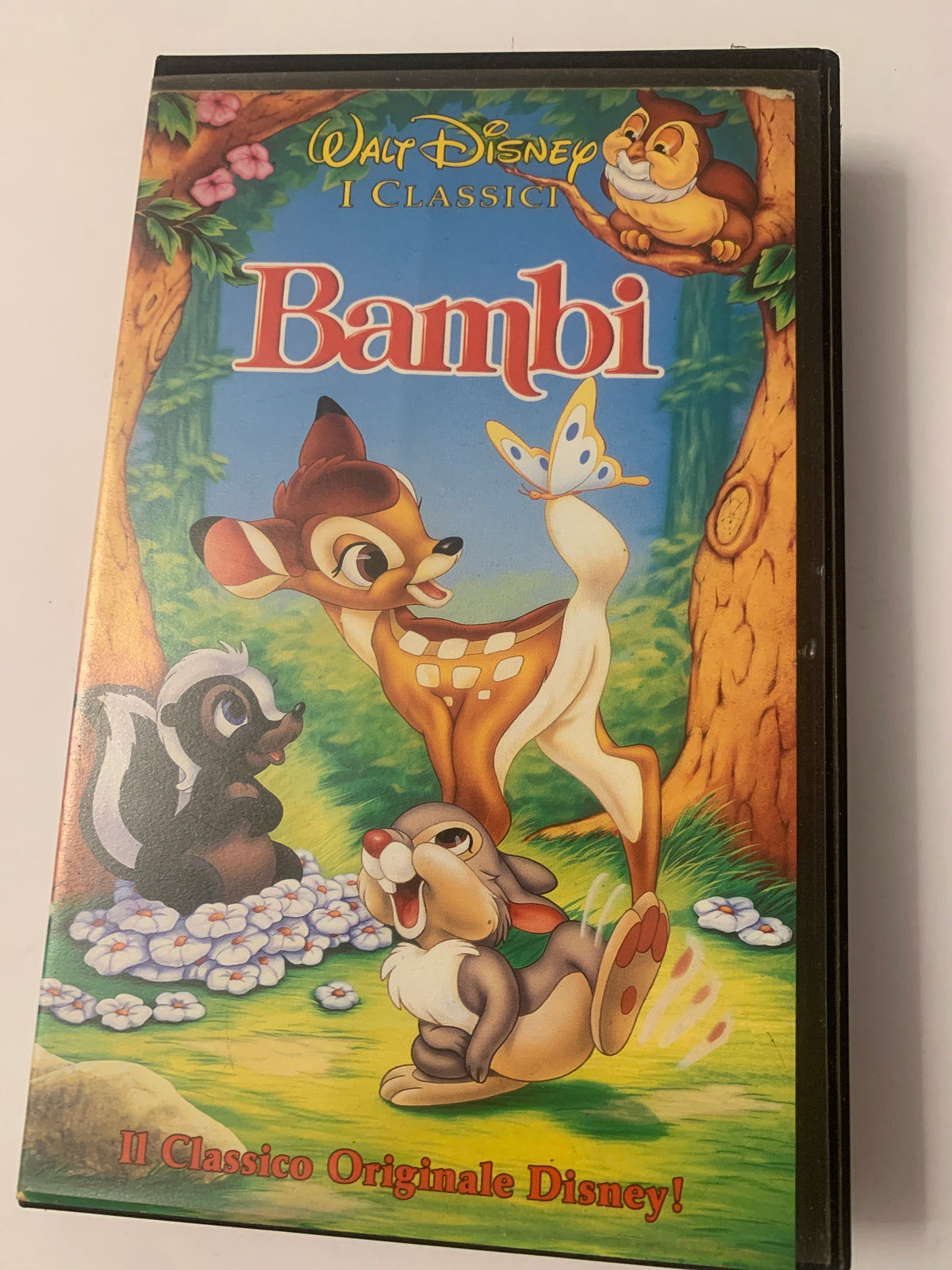 Lotto 2 VHS Walt Disney - Bambi e Il Libro della Giungla