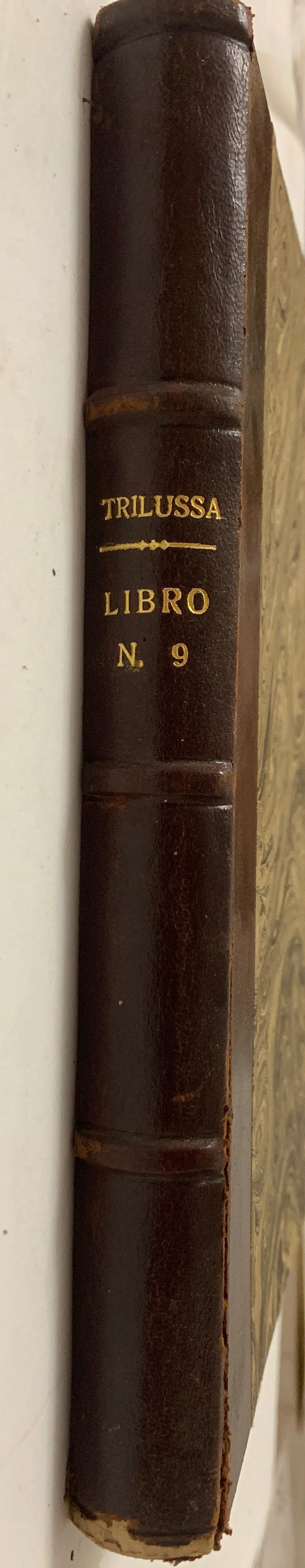 Trilussa - Libro N. 9 - Mondadori 1931 - Rilegatura in Pelle