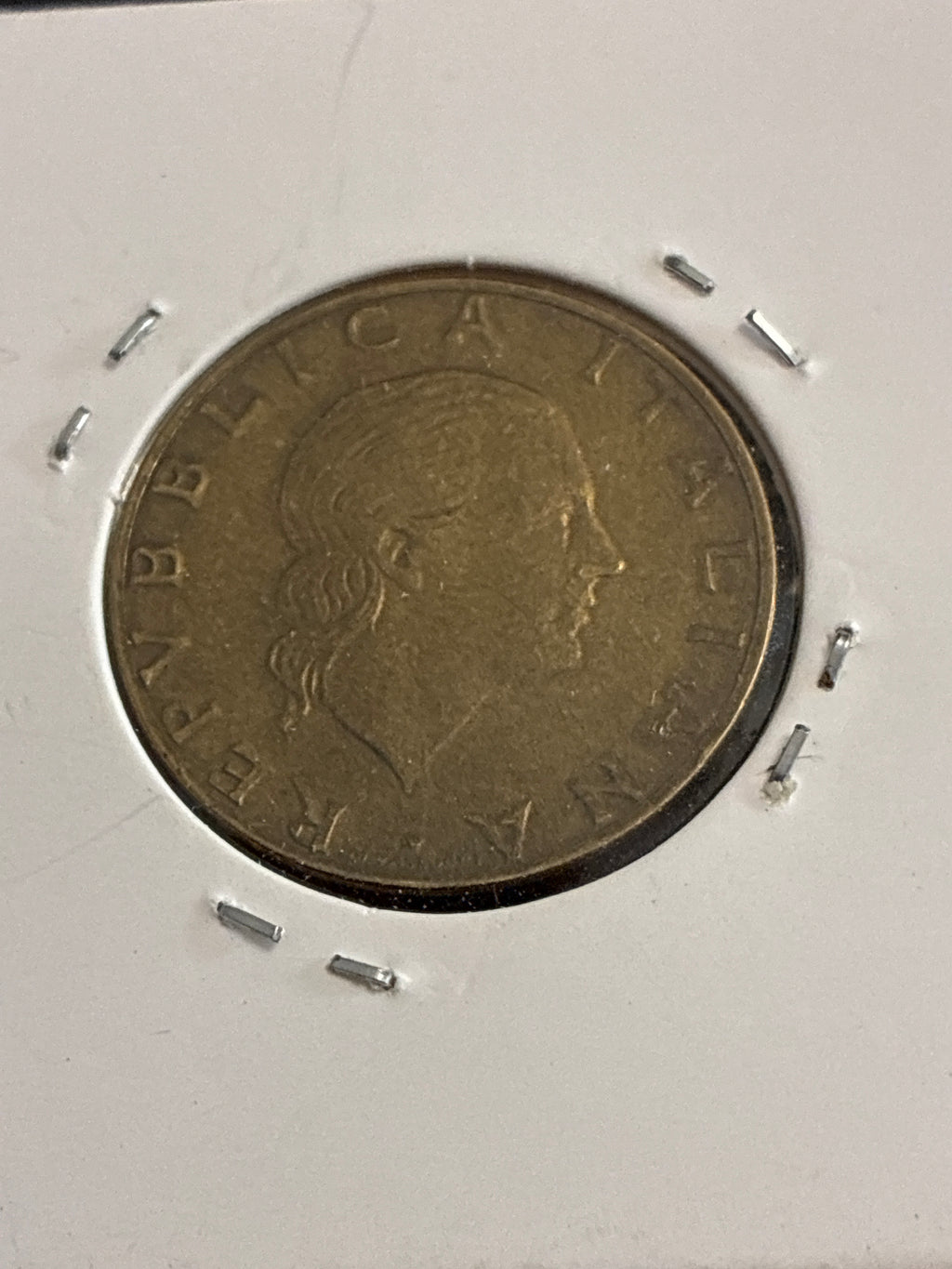 200 lire del 1993 Aeronautica Militare falso d'epoca con peso a 5,24 grammi