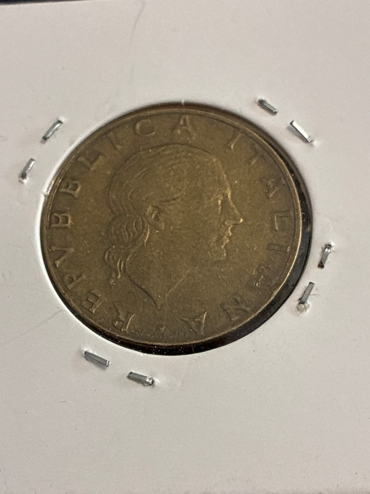 200 lire del 1993 Aeronautica Militare falso d'epoca con peso a 5,24 grammi