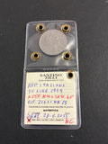 50 Lire 1959 "Vulcano" - Errore di Conio Asse Ruotato 40° - Periziata MB