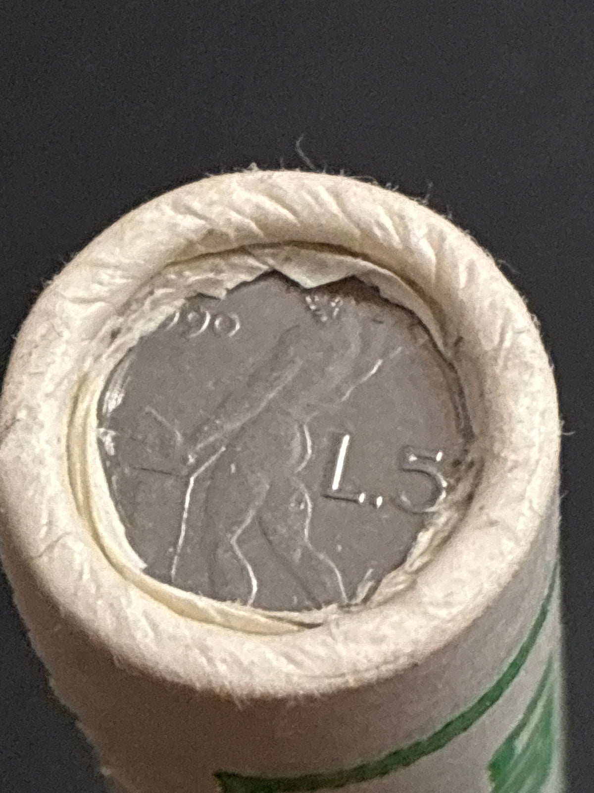 Rotolino 50 Lire 1990 "Modulo Ridotto" - 50 Pezzi Fior di Conio (FDC) Originale Zecca