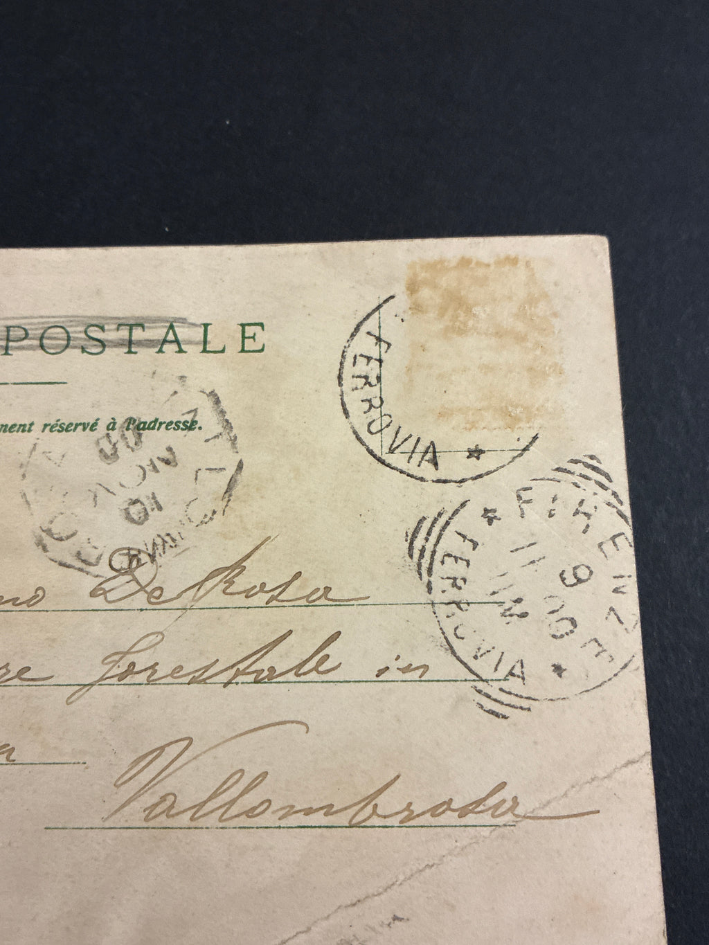 Rara Cartolina Umoristica Viaggiata 1904 Dott Paolo Farko Editori Milano
