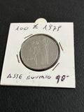 100 Lire 1978 Minerva Repubblica Italiana - Errore di conio Asse Ruotato di 90°