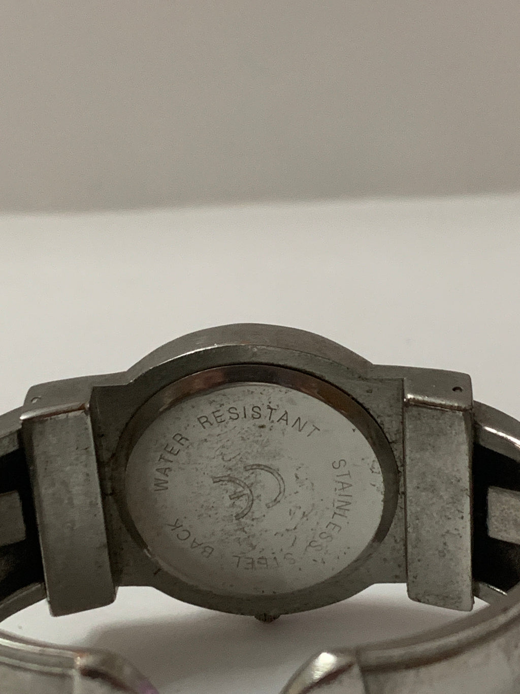 Orologio da donna vintage con bracciale rigido a schiava quadrante nero al quarzo