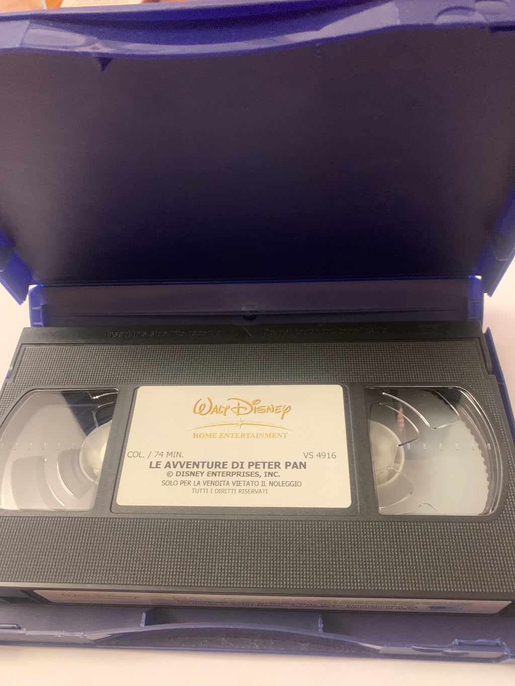 Lotto 2 VHS Classici Disney - Pinocchio e Le Avventure di Peter Pan Edizione Speciale