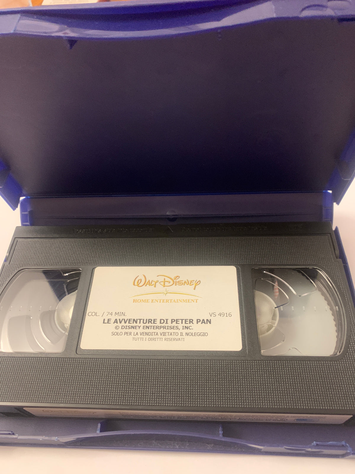 Lotto 2 VHS Classici Disney - Pinocchio e Le Avventure di Peter Pan Edizione Speciale
