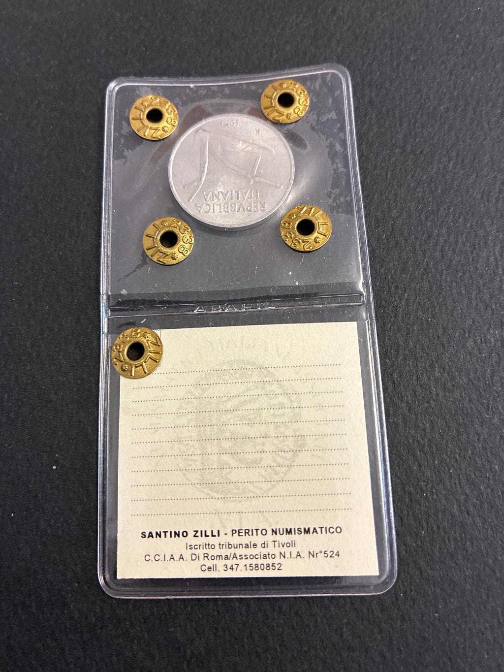 Moneta 10 Lire 1951 "Spighe" in Perizia FDC