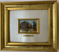 Quadro Artigianale Tiemme "Roma Sparita - Via Giulia" in Argento 925% e Foglia Oro 22Kt