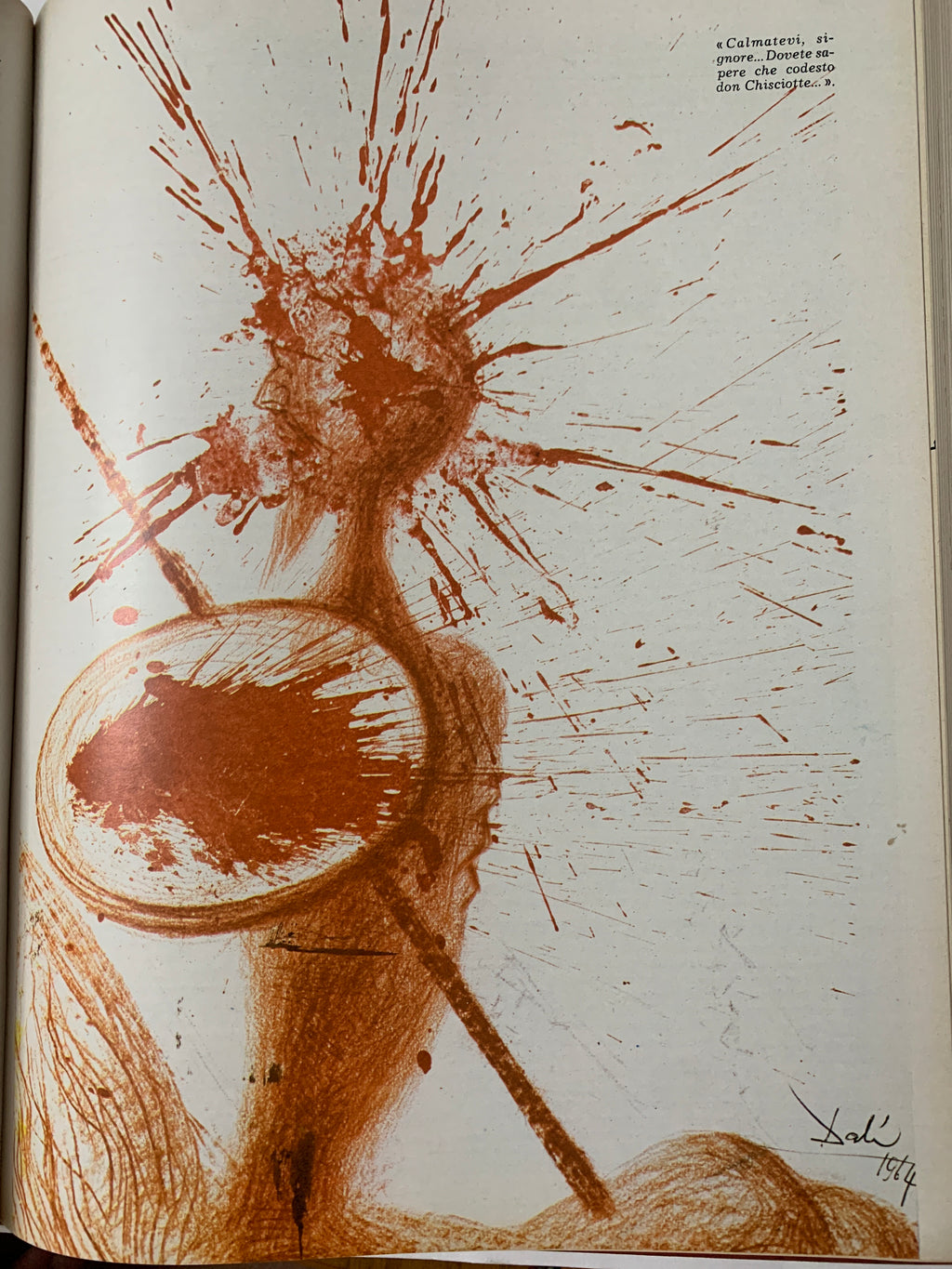 Don Chisciotte della Mancia - M. De Cervantes - Illustrato da Salvador Dalì - Edizione "TEMPO" Aldo Palazzi Editore (1964/1965)