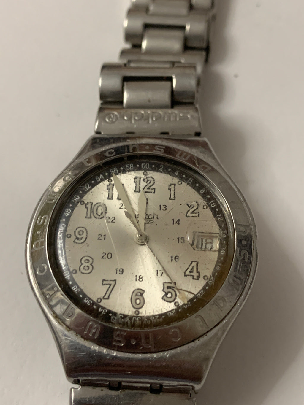 Orologio Swatch Irony in Acciaio Vintage con Bracciale Originale