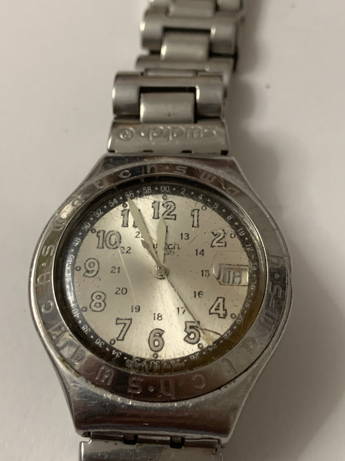 Orologio Swatch Irony in Acciaio Vintage con Bracciale Originale