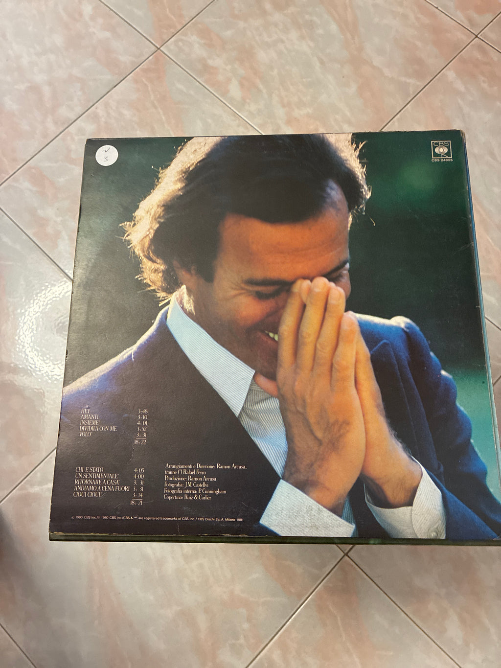 Julio Iglesias – Amanti (CBS – CBS 84805)