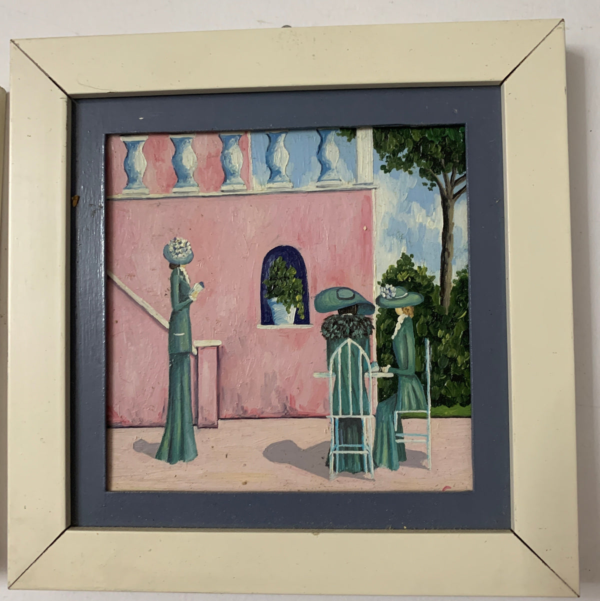 Coppia di quadretti vintage – Figure eleganti anni '20 / Stile Art Déco
