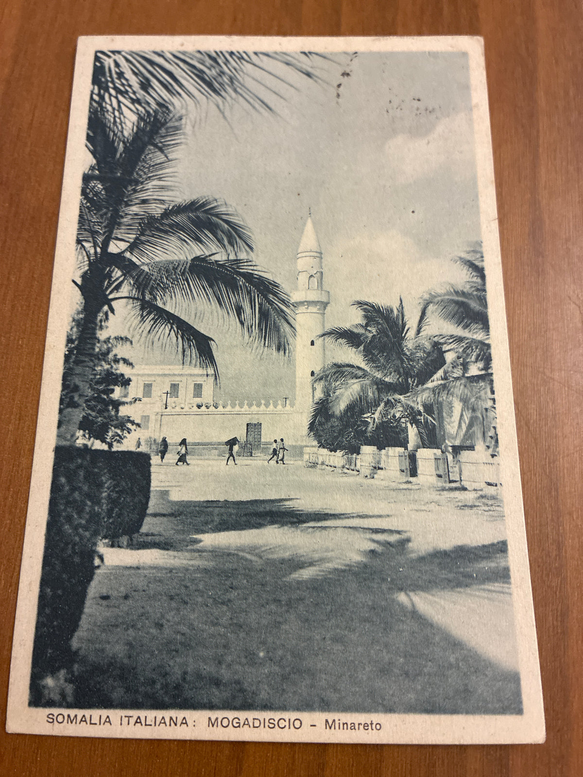 Somalia Italiana 1936 Cartolina Storica da Ospedale del Littore Mogadiscio a Salerno Affrancata 25 Centesimi Faro Crispi Foto Parodio