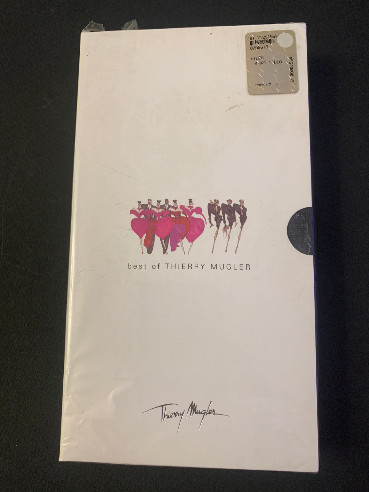 VHS Vintage "Best of Thierry Mugler" Sigillata - Videocassetta Promo Omaggio SIAE Moda