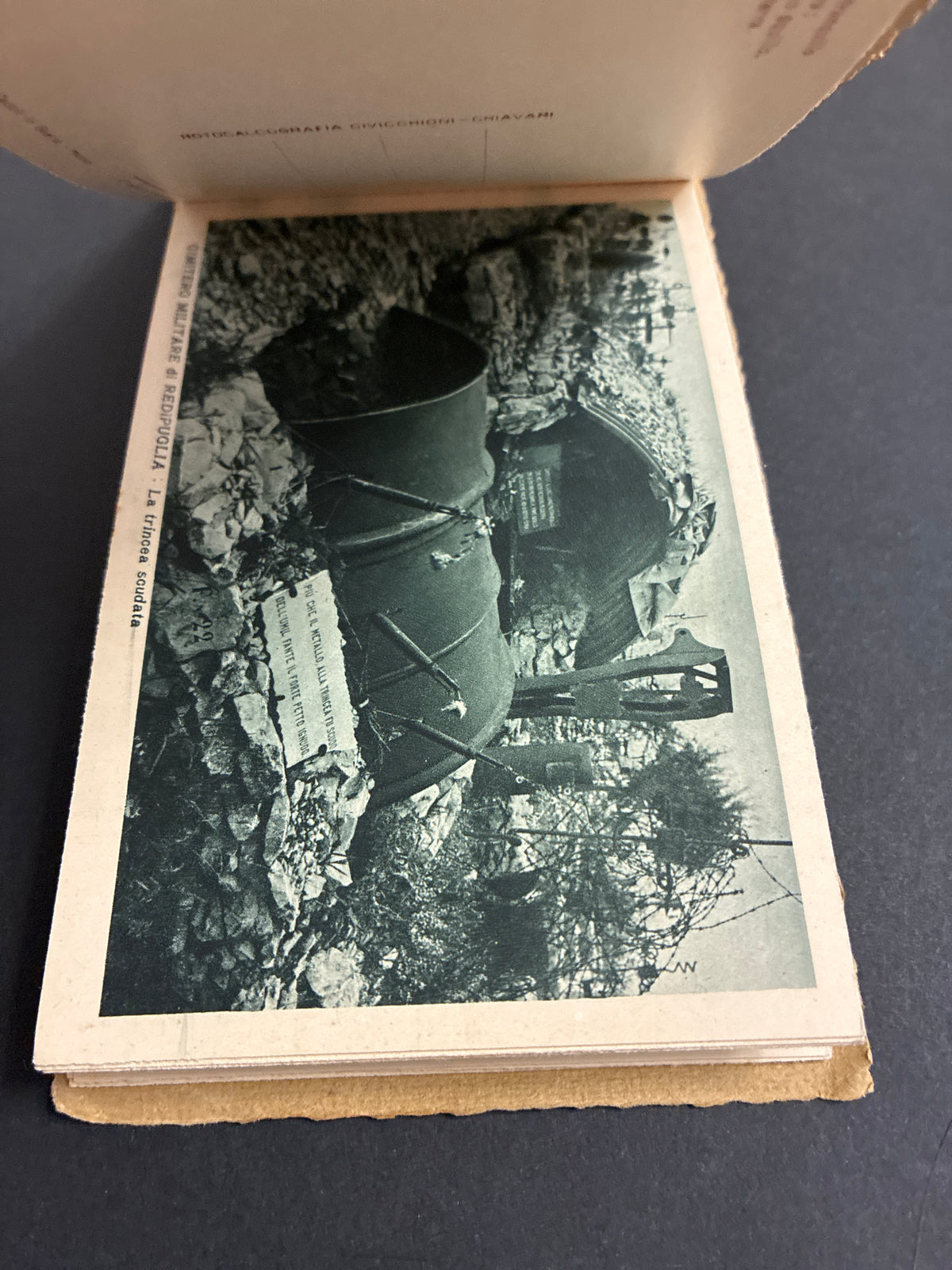 Raro Libretto 15 Cartoline Redipuglia Cimitero Invitti 3 Armata Timbro Epoca