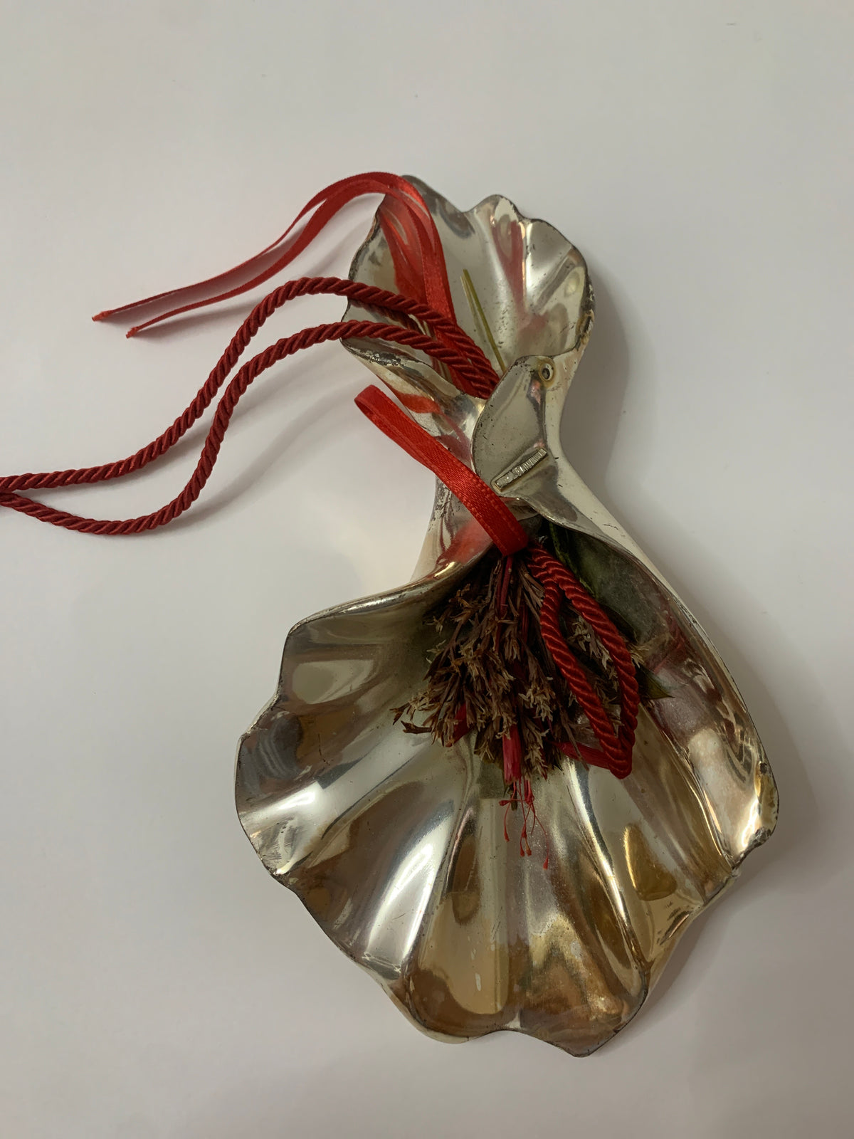 Decorazione Vintage "Sacchetto Portafortuna" J. Garsia con Punzone Laminato Arg