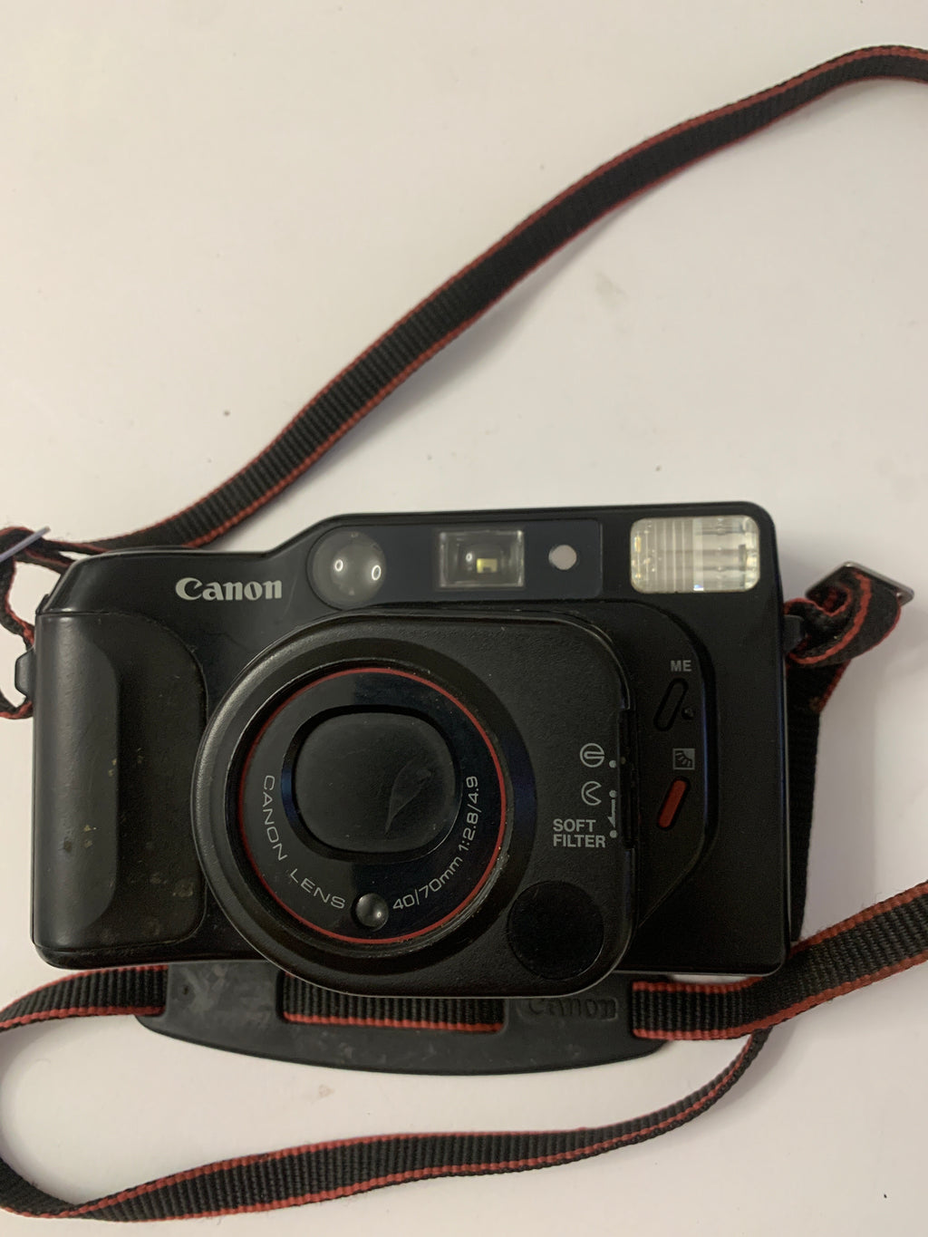 Fotocamera Analogica 35mm Canon Sure Shot Tele - Vintage Compact Camera
