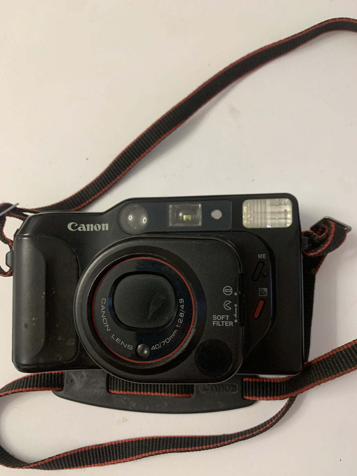 Fotocamera Analogica 35mm Canon Sure Shot Tele - Vintage Compact Camera
