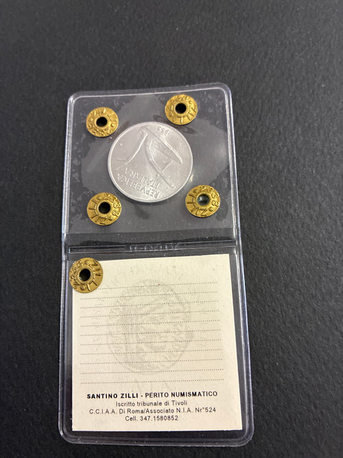 10 Lire 1953 "Spighe" in Perizia FDC