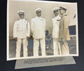 Foto d'epoca originale US Navy 1952 Ammiraglio Emilio Ferreri Capo Stato Maggiore Marina Militare Italiana base Texas cm 20x25