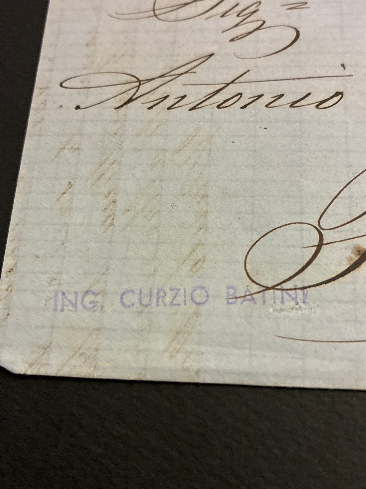 Lettera con Testo del 1865 da Livorno a Follonica con Francobollo da 20 Centesimi Azzurro De La Rue – Collezione Curzio Batini