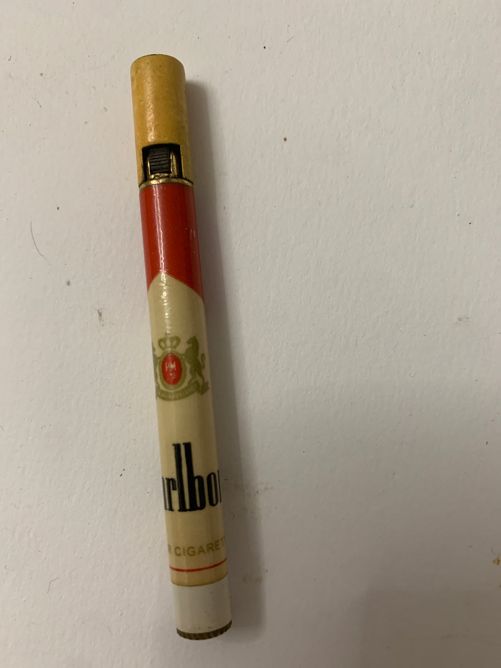 Accendino Vintage a Forma di Sigaretta Marlboro