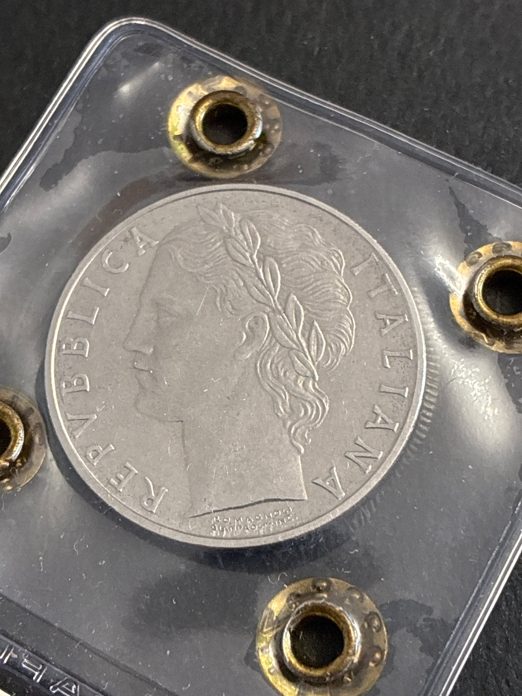 100 Lire 1966 Minerva Rara con Errore Asse Ruotato 35° Periziata SPL