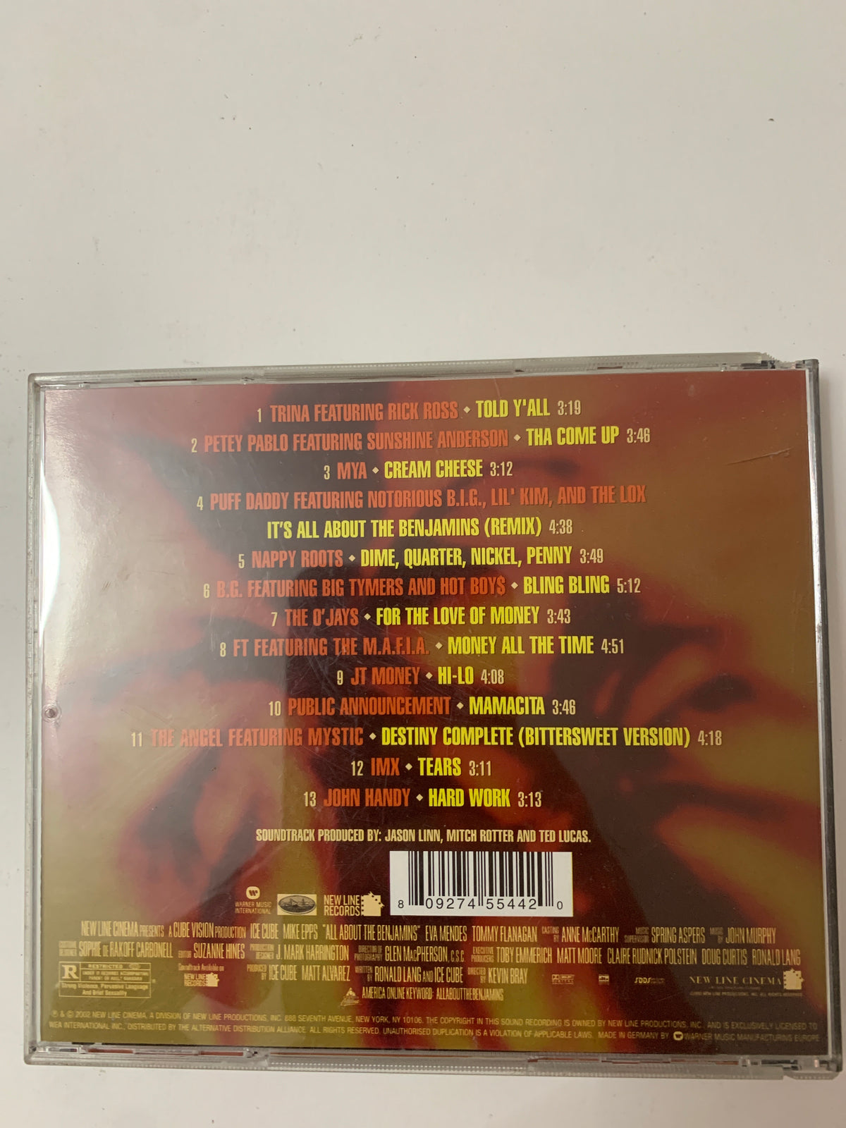 CD All About The Benjamins - Original Motion Picture Soundtrack