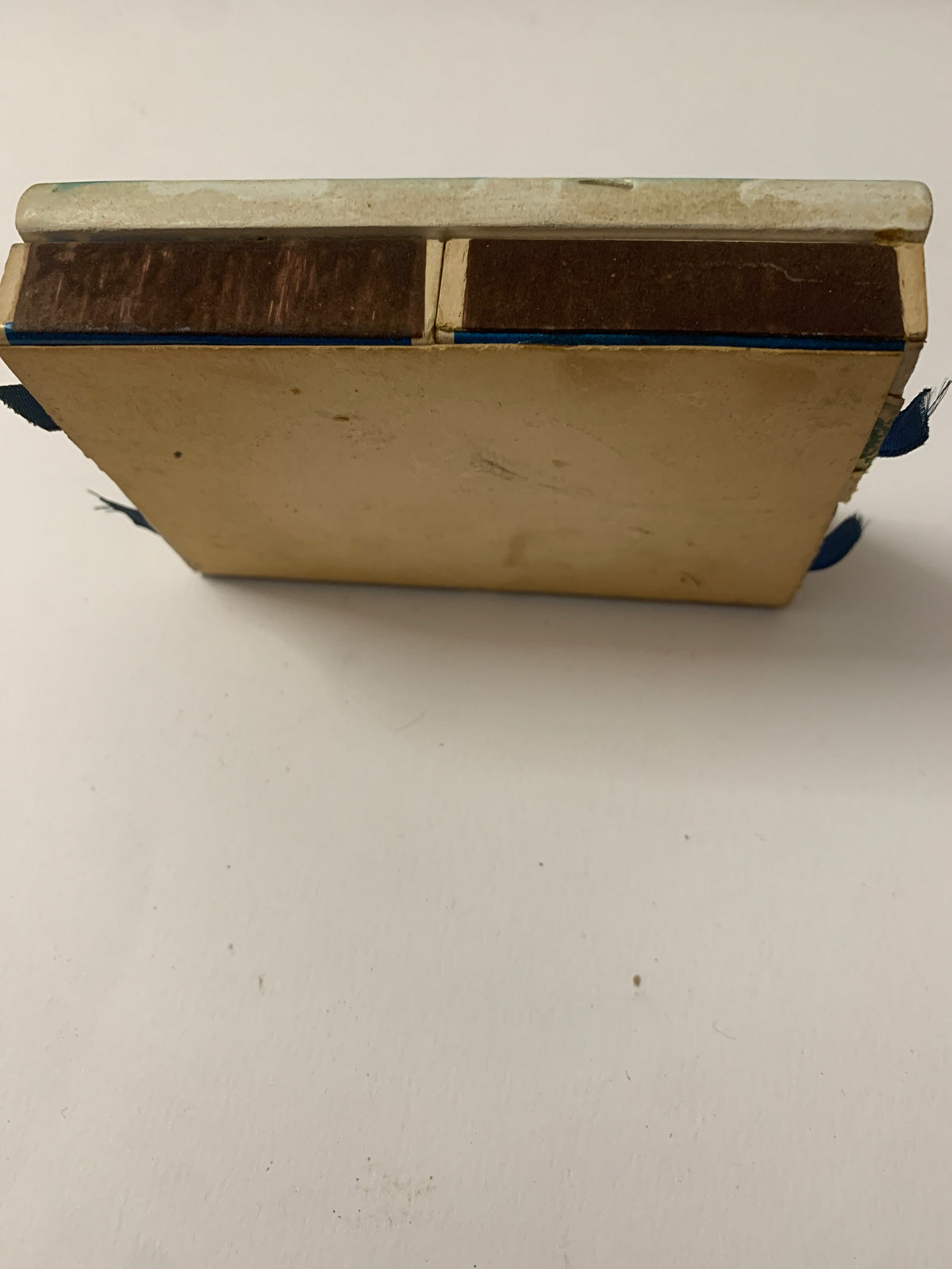 Portafiammiferi Vintage in Ceramica Souvenir Capri "Grotta Azzurra"