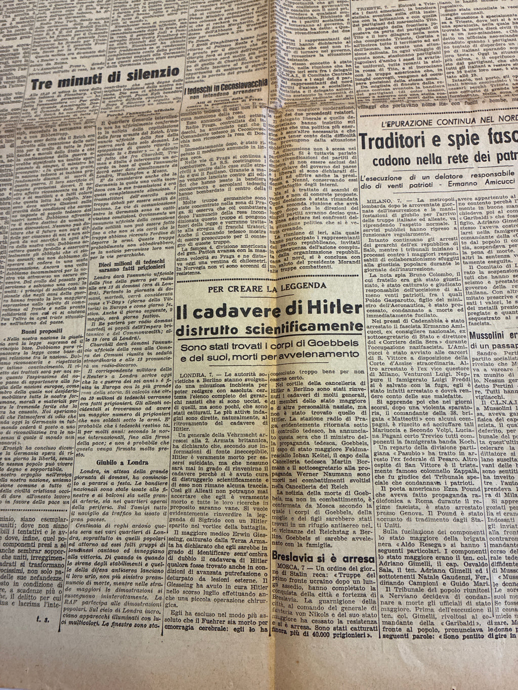 8 Maggio 1945 Il Momento - RESA GERMANIA Fine Seconda Guerra Mondiale