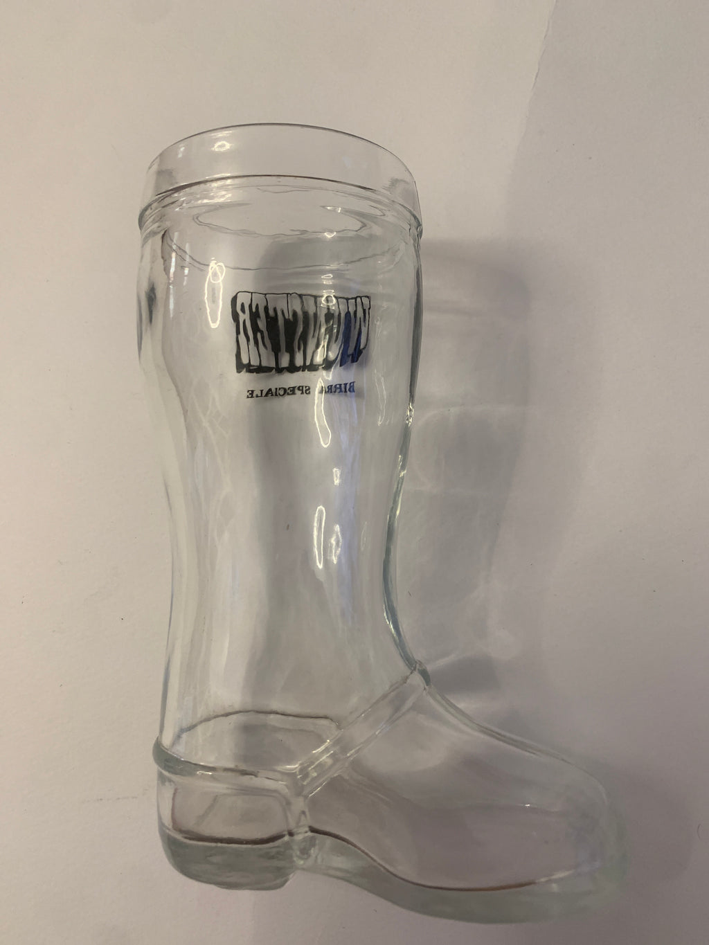 Bicchiere da birra vintage a forma di stivale Von Wunster Birra Speciale